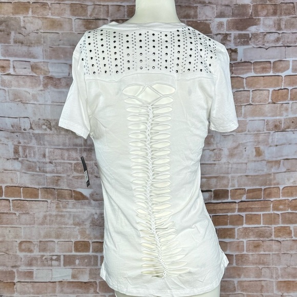 Affliction Women’s Graphic Short Sleeve T-Shirt- Large -NWT - Picture 8 of 12